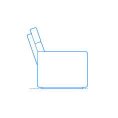 Furniture Recliner Shelby Power Swivel Recliner Editable Svg Line Art, Free Vectors File